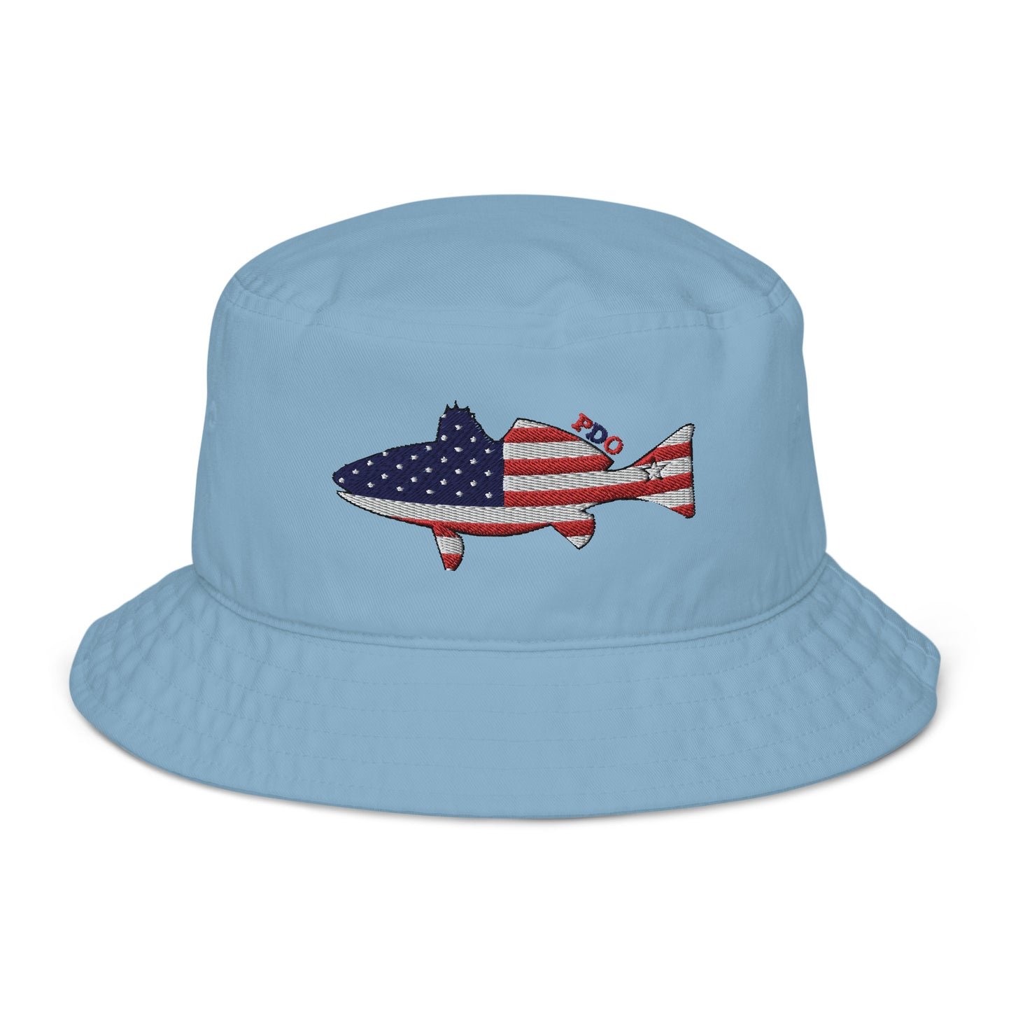 Freedom Fin Redfish Patriot Organic Bucket Hat