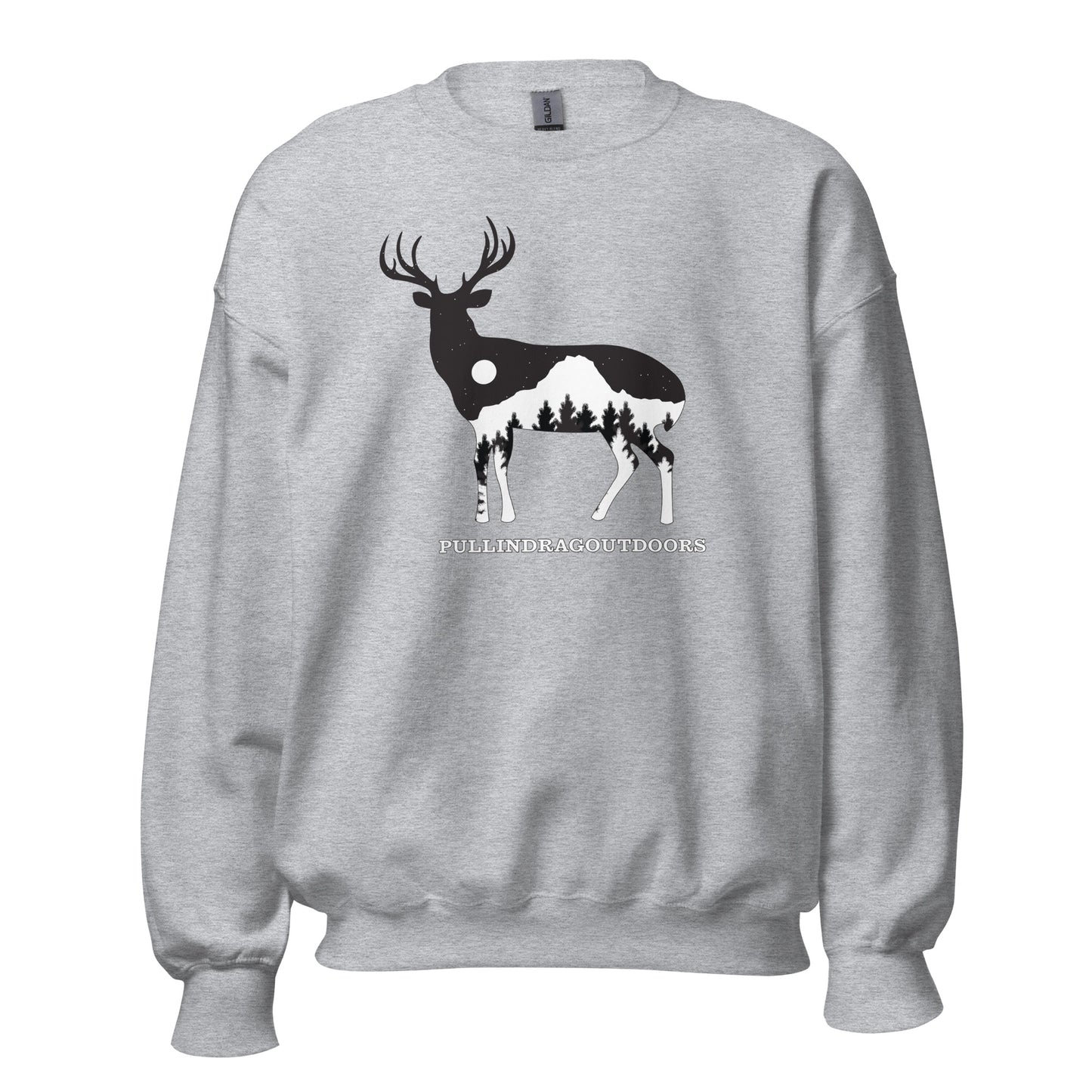 Whitetail Buck Summit Serenity Athletic Sweatshirt