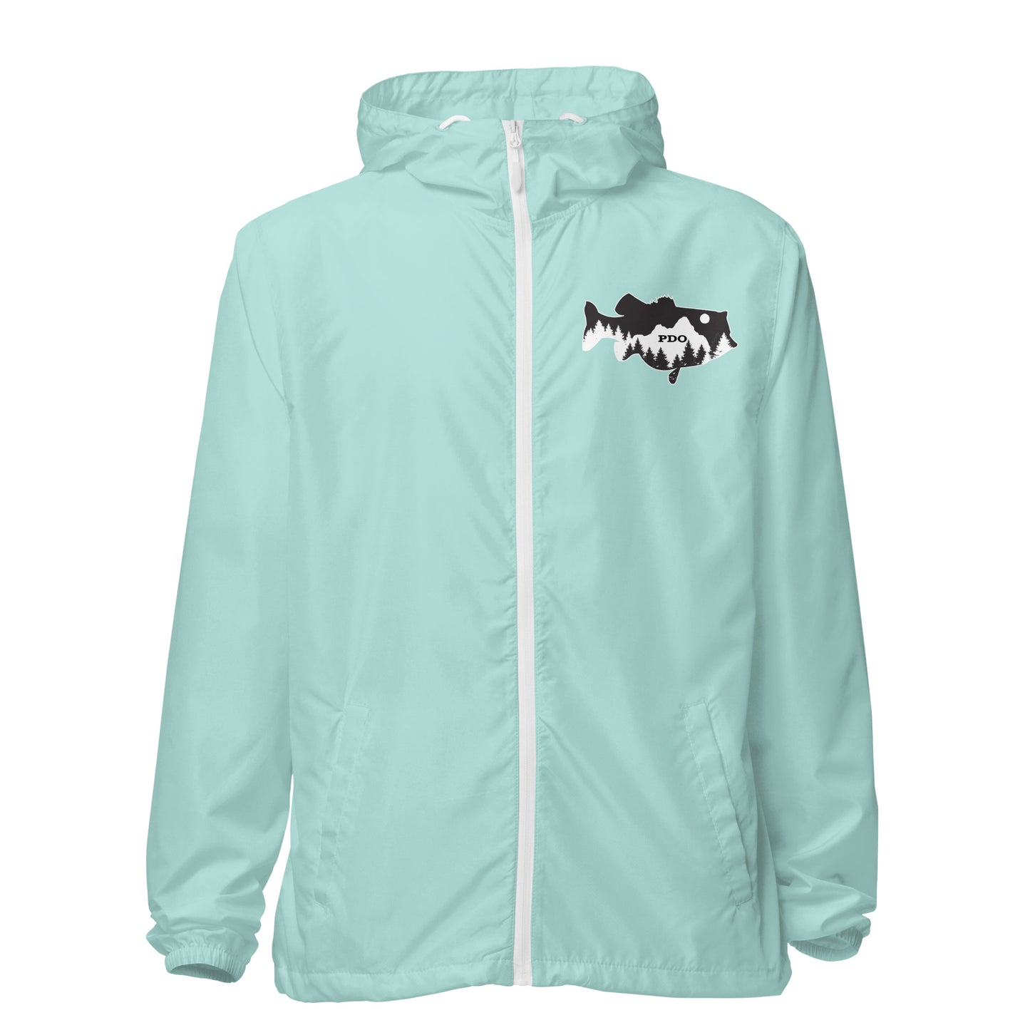 Bass Mountain Night Sky Lightweight Windbreaker