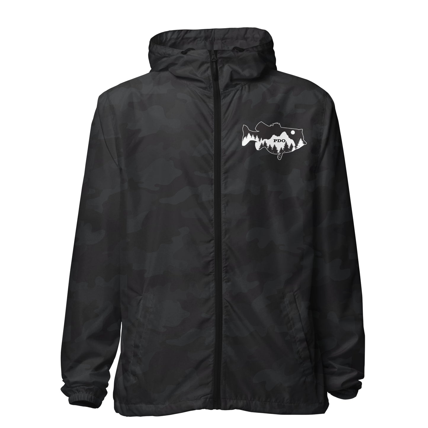 Bass Mountain Night Sky Lightweight Windbreaker