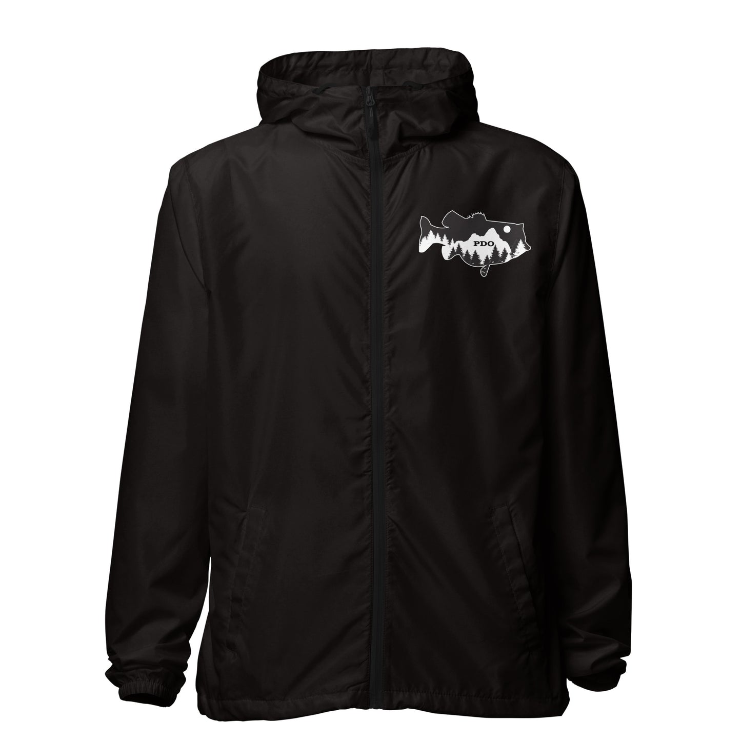 Bass Mountain Night Sky Lightweight Windbreaker