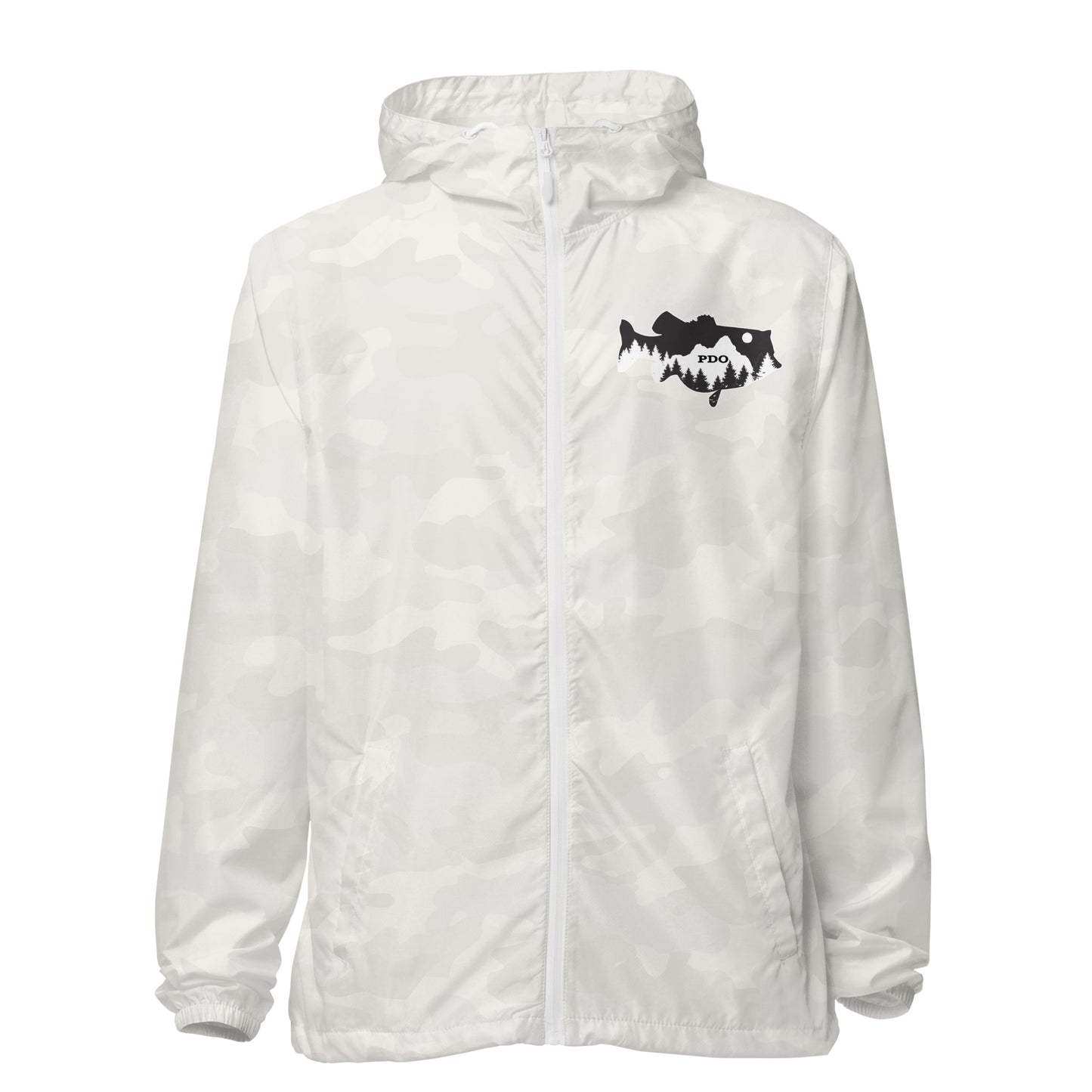 Bass Mountain Night Sky Lightweight Windbreaker